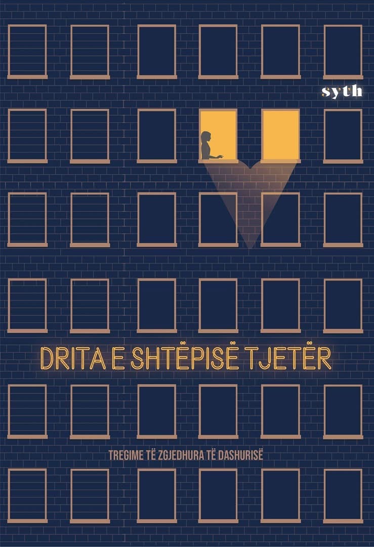 Kopertina e librit Drita e shtëpisë tjetër, tregime të zgjedhura të dashurisë